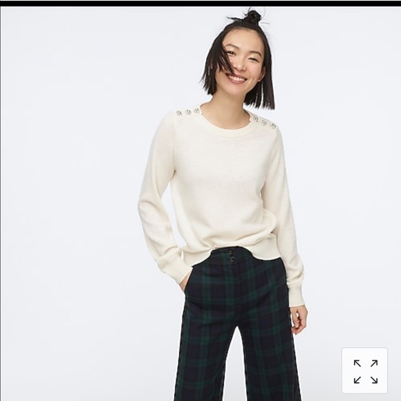 J.crew jewel button sweater, NWT, sz s, NWT - Picture 6 of 8